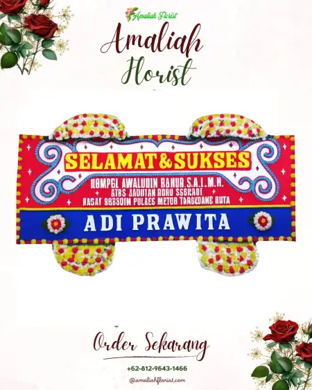 Papan Bunga Ucapan Selamat Bangetayu Wetan